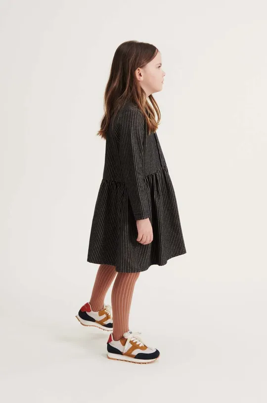 μπεζ Παιδικό βαμβακερό φόρεμα Liewood Για κορίτσια