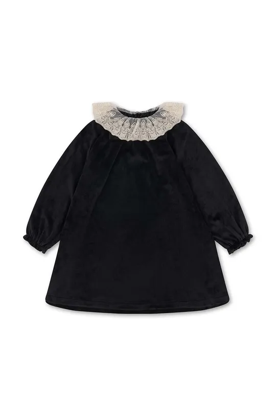Φόρεμα μωρού Konges Sløjd μαύρο