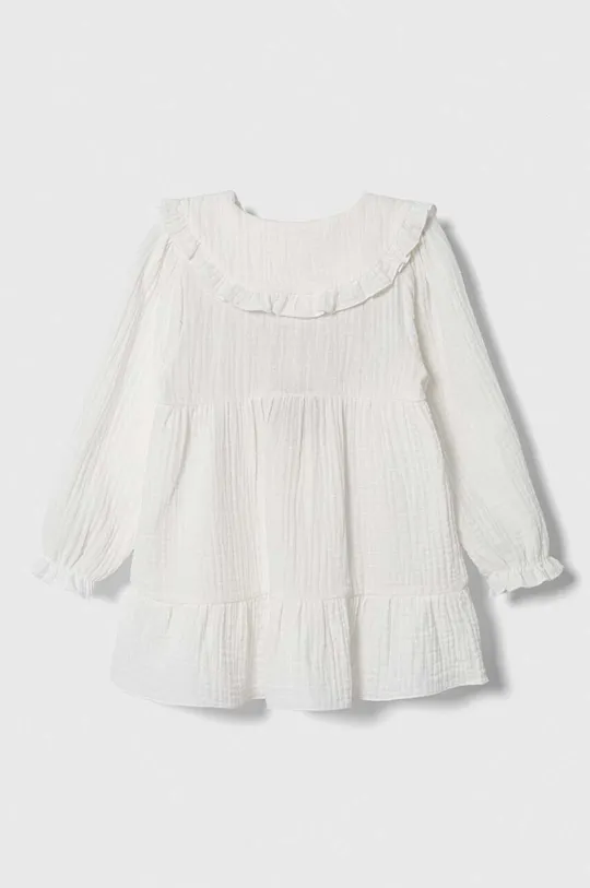 Pamučna haljina za bebe Jamiks bijela
