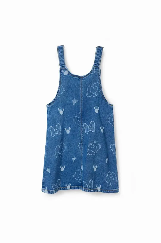 Desigual sukienka jeansowa dziecięca x Disney niebieski
