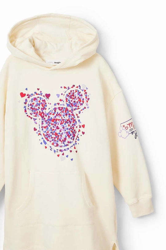 бежевый Хлопковое детское платье Desigual x Disney