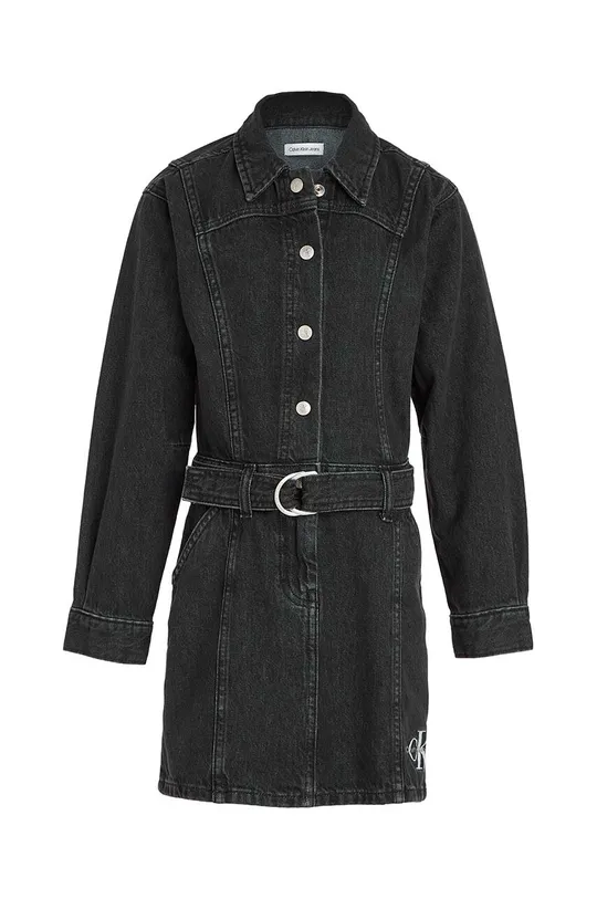 Calvin Klein Jeans gyerek farmerruha fekete