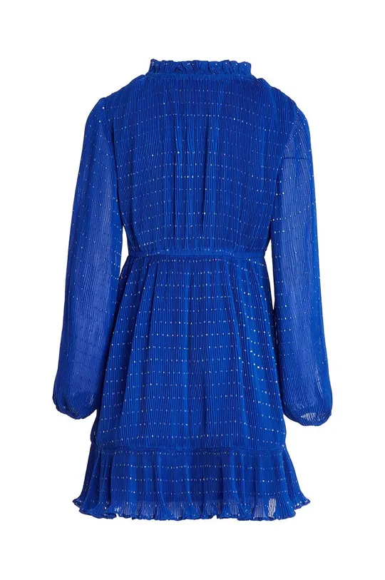 Dječja haljina Tommy Hilfiger Temeljni materijal: 98% Poliester, 2% Metalično vlakno Postava: 100% Viskoza