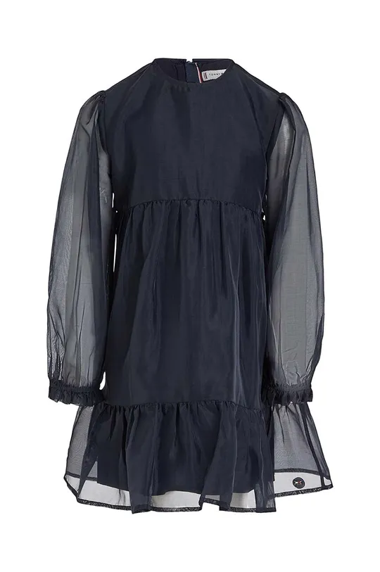 Παιδικό φόρεμα Tommy Hilfiger μαύρο