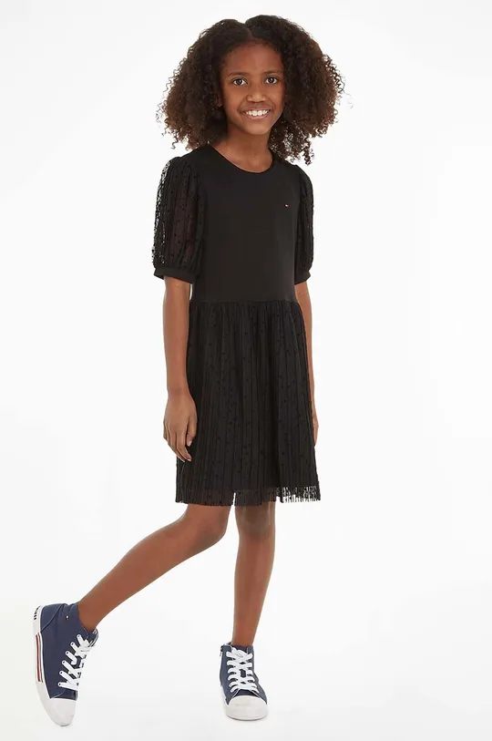 чорний Дитяча сукня Tommy Hilfiger Для дівчаток