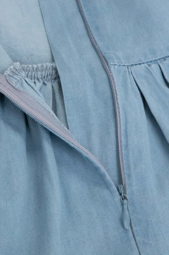modrá Detské bavlnené šaty Coccodrillo