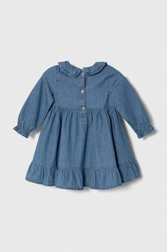 Detské džínsové šaty zippy modrá