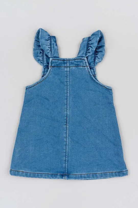 Jeans obleka za dojenčka zippy modra