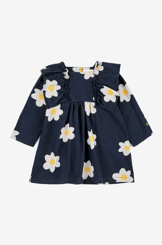 Pamučna haljina za bebe Bobo Choses mornarsko plava