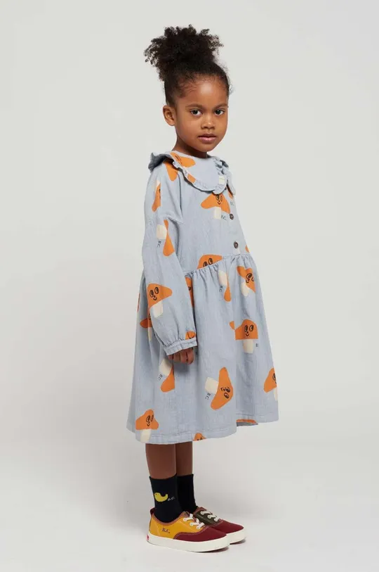 Dječja pamučna haljina Bobo Choses Za djevojčice