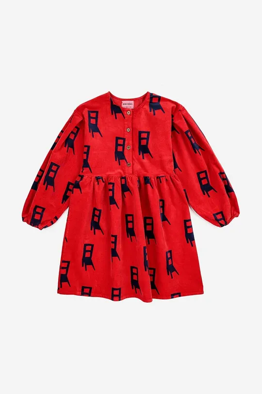 Bobo Choses sukienka dziecięca czerwony