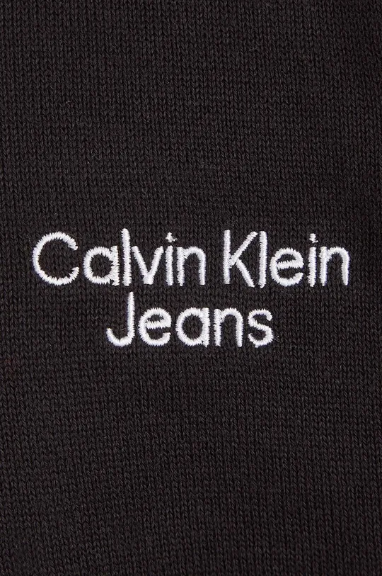 čierna Detský bavlnený sveter Calvin Klein Jeans