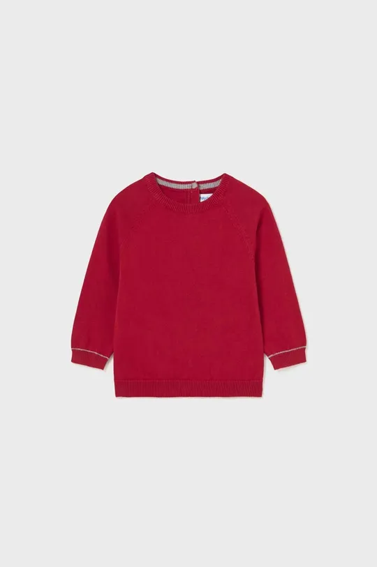 crvena Pamučni pulover za bebe Mayoral Za dječake