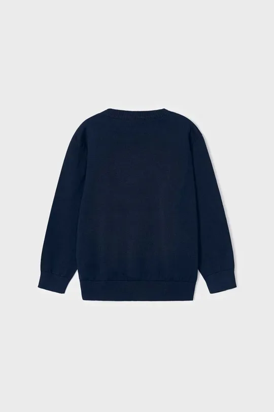 Дитячий бавовняний светр Mayoral темно-синій