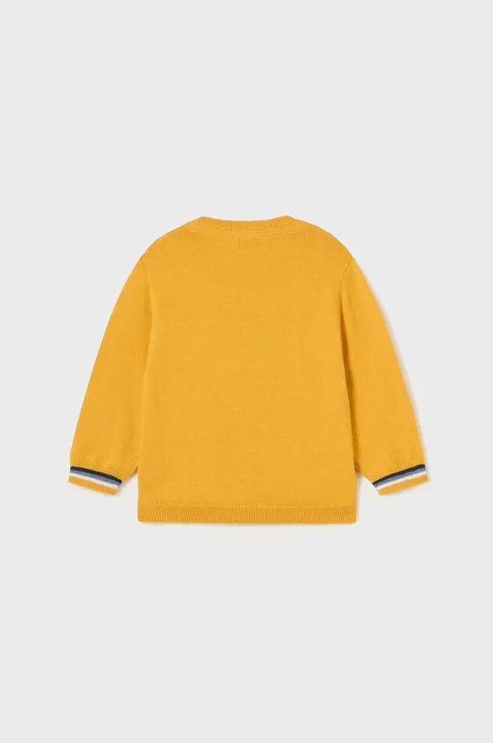 Detský sveter s prímesou vlny Mayoral žltá