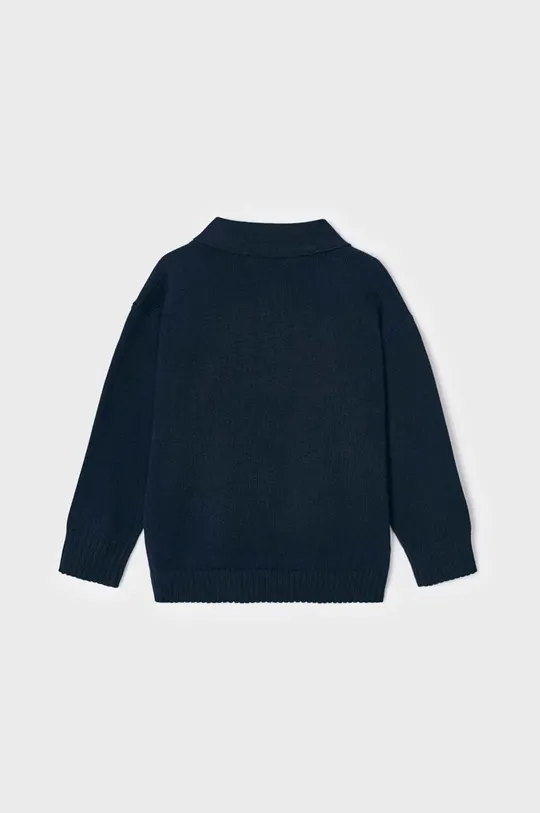 Otroški pulover s primesjo volne Mayoral mornarsko modra