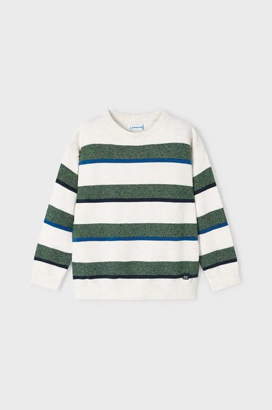Detský sveter s prímesou vlny Mayoral zelená