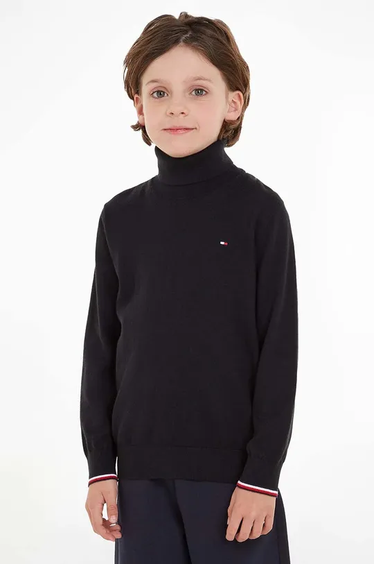 μαύρο Παιδικό πουλόβερ Tommy Hilfiger Για αγόρια