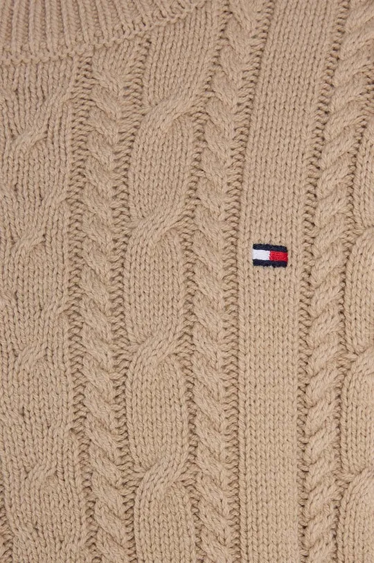 бежевый Детский свитер Tommy Hilfiger