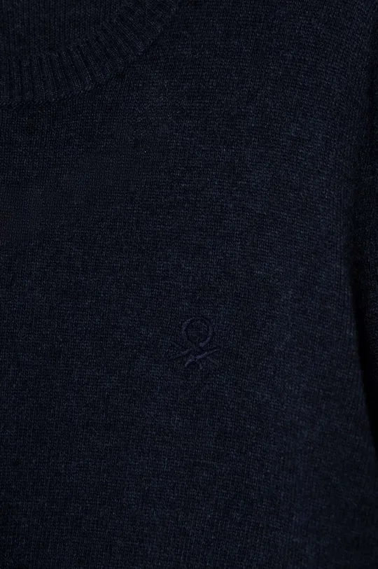 Otroški pulover s primesjo volne United Colors of Benetton 35 % Volna, 32 % Poliamid, 30 % Viskoza, 3 % Kašmir