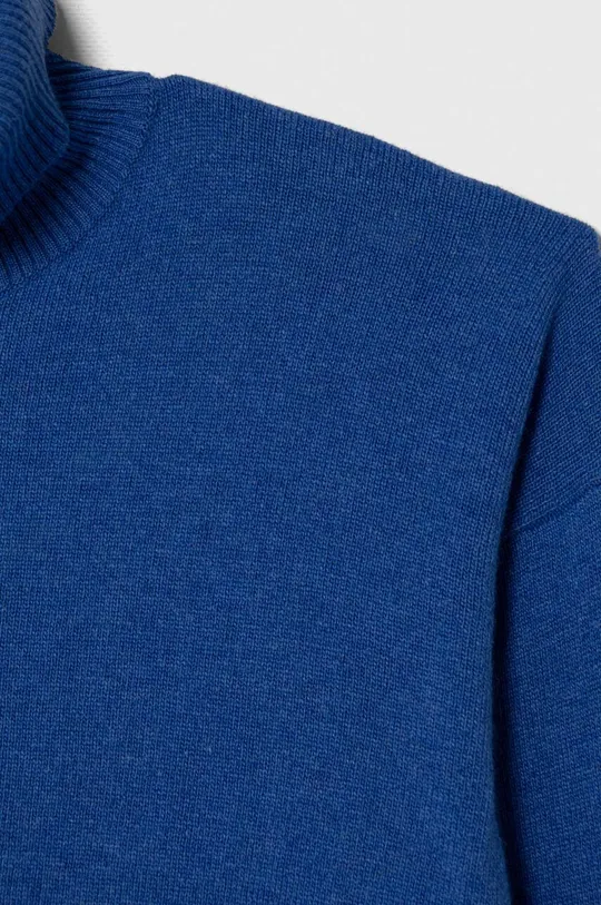 Detský sveter s prímesou vlny United Colors of Benetton 35 % Vlna, 32 % Polyamid, 30 % Viskóza, 3 % Kašmír
