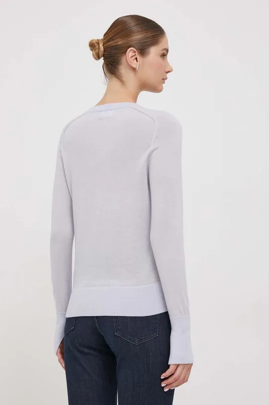 Шерстяной свитер Calvin Klein голубой