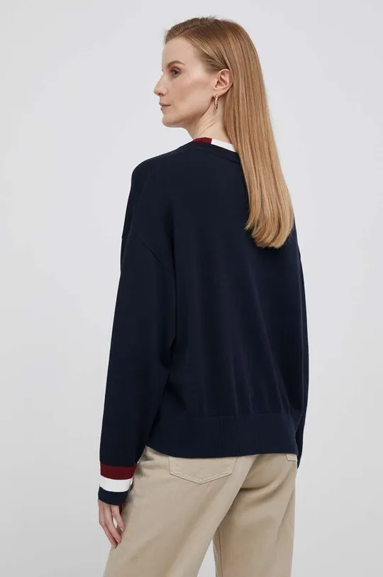Pamučni pulover Tommy Hilfiger  Temeljni materijal: 100% Pamuk Umeci: 100% Viskoza