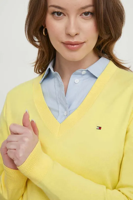 żółty Tommy Hilfiger sweter