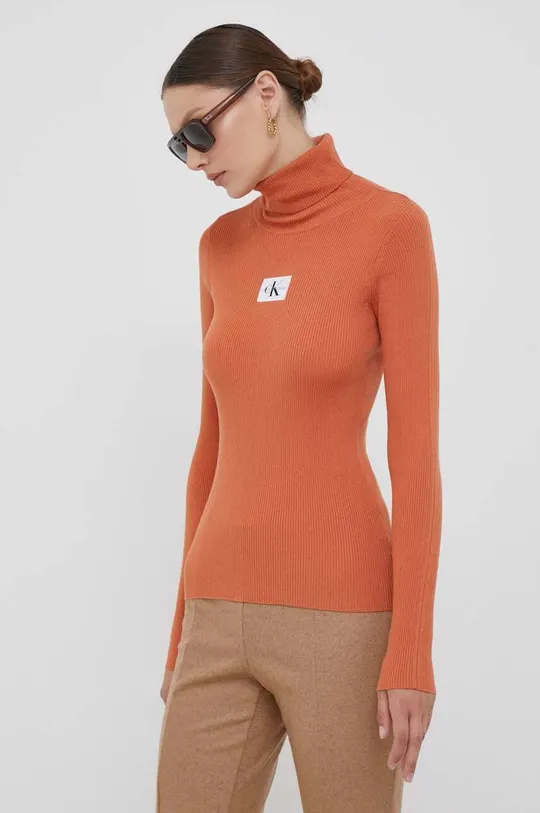оранжевый Свитер Calvin Klein Jeans
