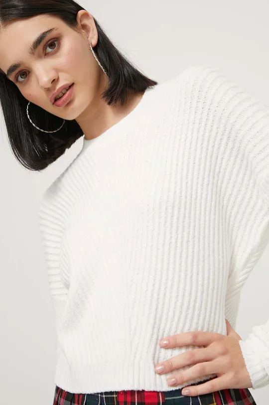 biały Hollister Co. sweter
