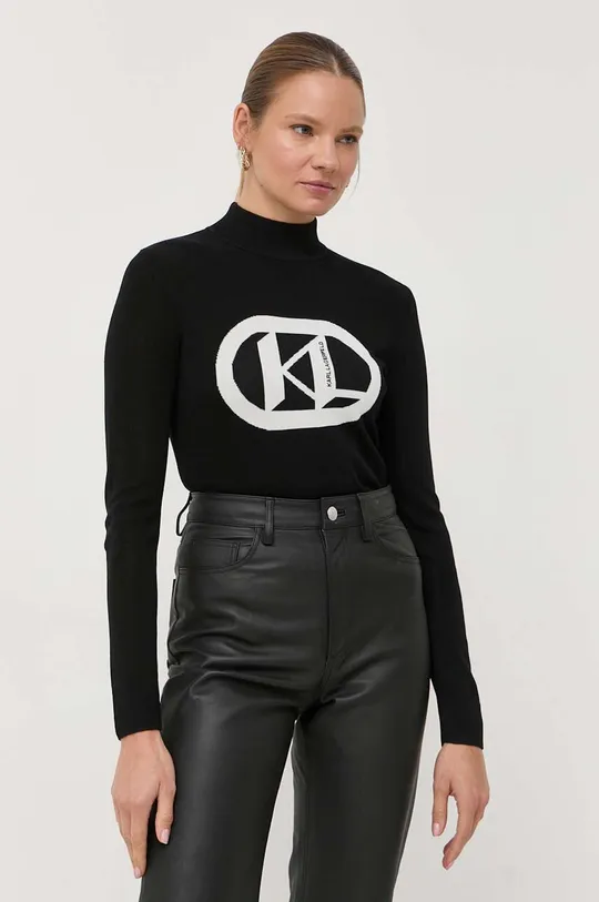 fekete Karl Lagerfeld pulóver Női