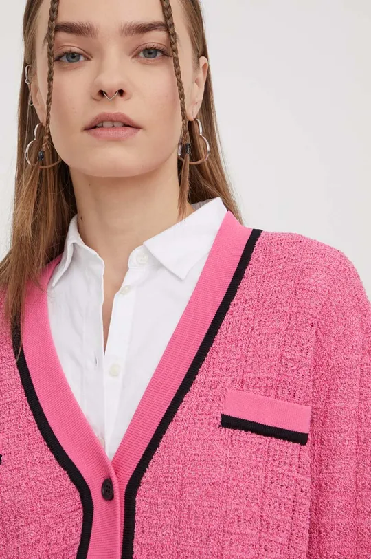 ροζ Πλεκτή ζακέτα Karl Lagerfeld
