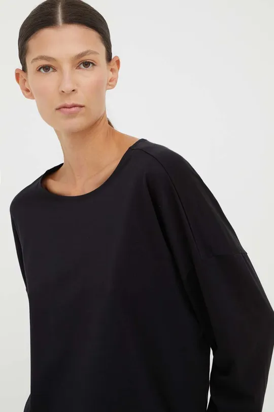 črna Majica z dolgimi rokavi Drykorn Ženski