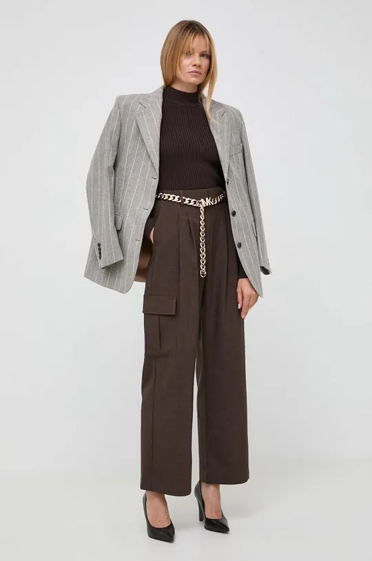 MICHAEL Michael Kors maglione in lana marrone