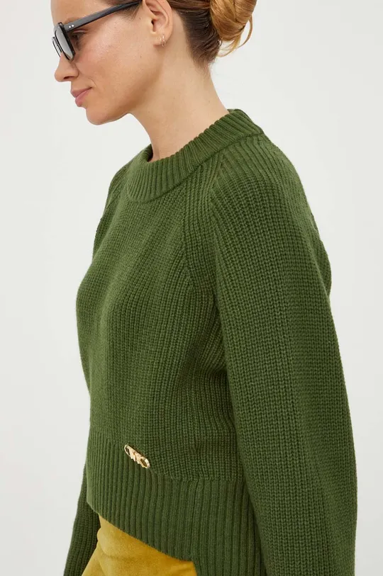 zielony MICHAEL Michael Kors sweter wełniany