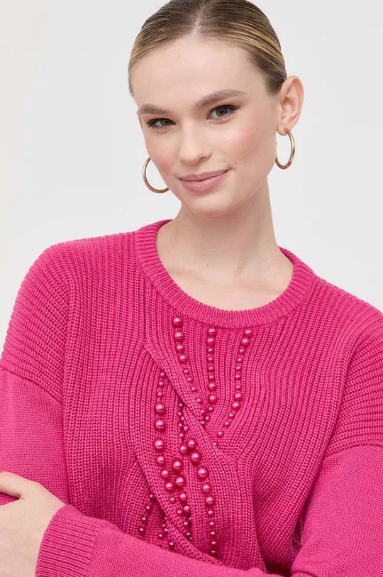 różowy Liu Jo sweter wełniany Damski