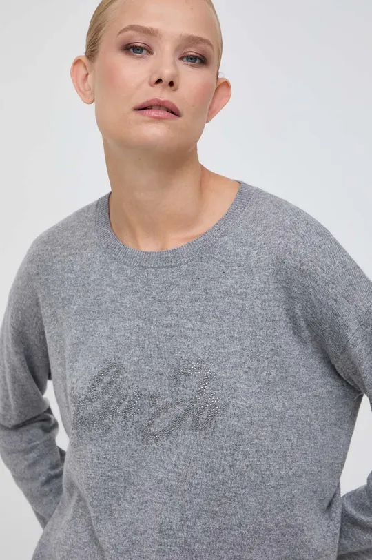 Liu Jo maglione in misto lana grigio