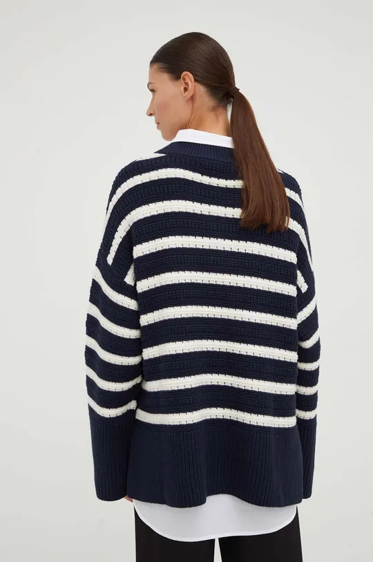Пуловер с вълна Samsoe Samsoe 85% органичен памук, 15% вълна