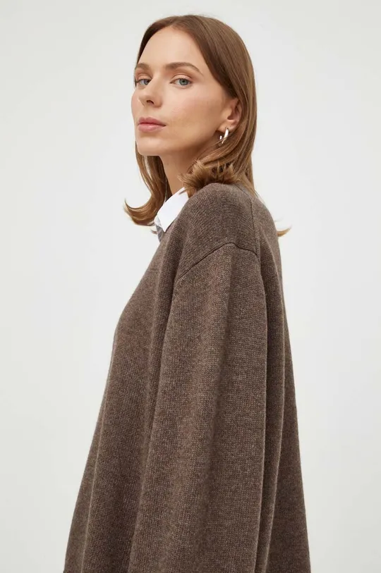barna Herskind gyapjú pulóver Női