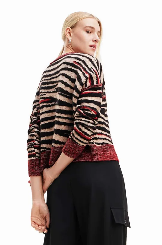 Desigual sweter multicolor