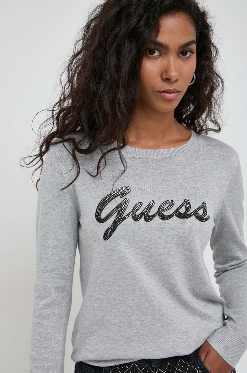 szary Guess sweter Damski