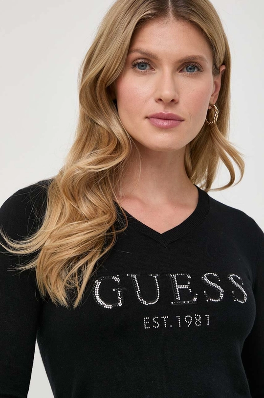 чёрный Свитер Guess