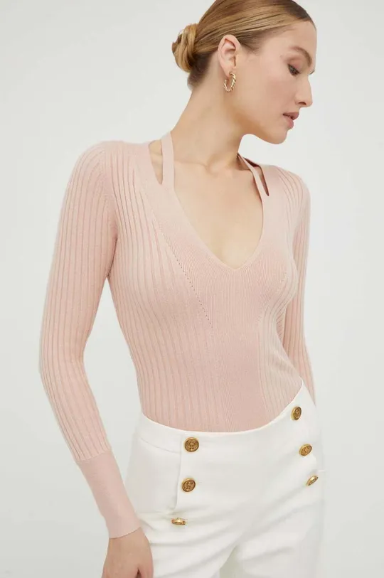 rózsaszín Guess pulóver Női