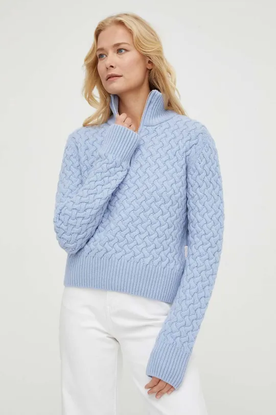 kék G-Star Raw gyapjú pulóver