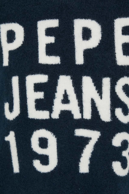 Pepe Jeans pulover din amestec de lana ELARA PL702052.594 bleumarin