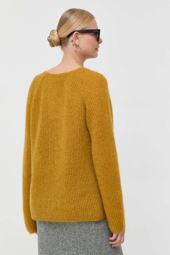 Odzież Max Mara Leisure sweter wełniany 2333660836600 żółty