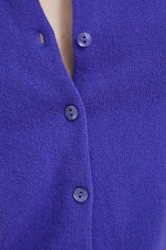 фиолетовой Шерстяной кардиган United Colors of Benetton