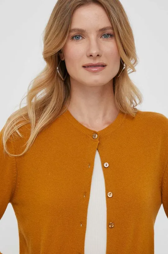 marrone United Colors of Benetton cardigan in lana