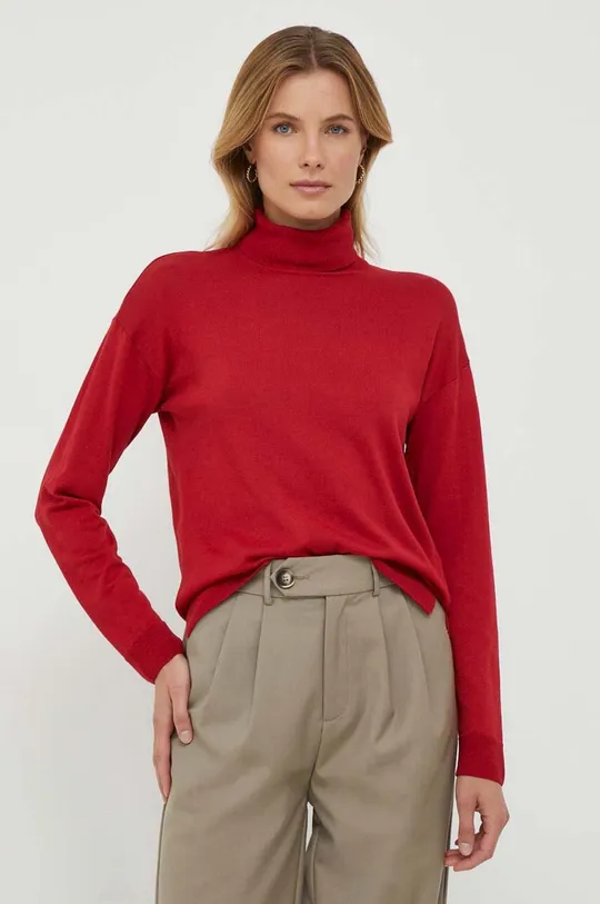 czerwony United Colors of Benetton sweter