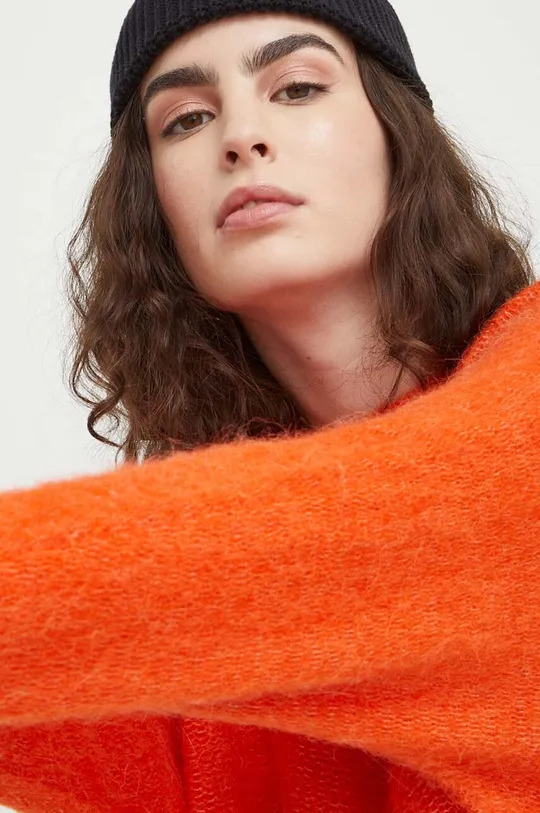 narancssárga American Vintage gyapjú pulóver